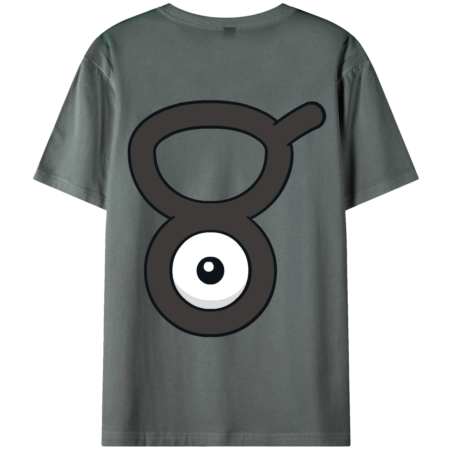 （画像用） ポケットモンスター Pokémon 綿100％ メンズ半袖Tシャツ（バックプリント） 通気性